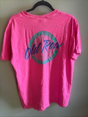 Old Row Neon Pink Short Sleeve Graphic Tee